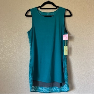 NWT Tangerine Yoga Tank Top Blue Size Small